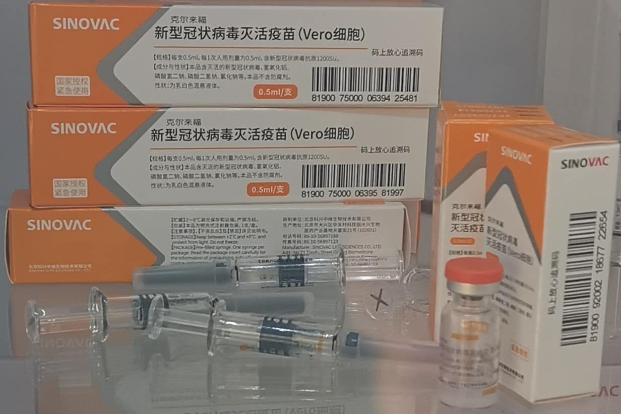 В Украину отправлена первая партия китайской вакцины против COVID-19 CoronaVac