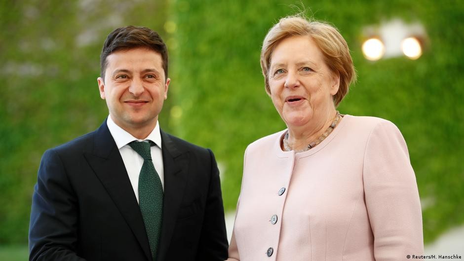 Зеленський анонсував обговорення з Меркель енергетичної безпеки у Європі в контексті Північного потоку-2