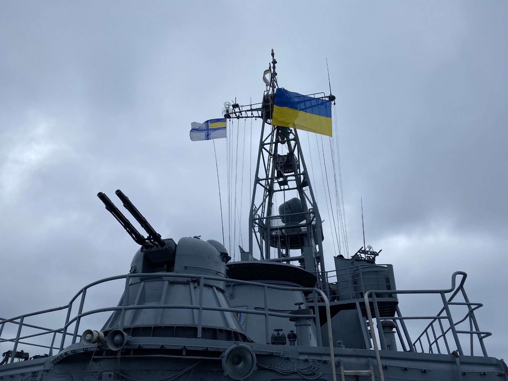  У Чорному морі пройшли спільні навчання ВМС України та Франції 