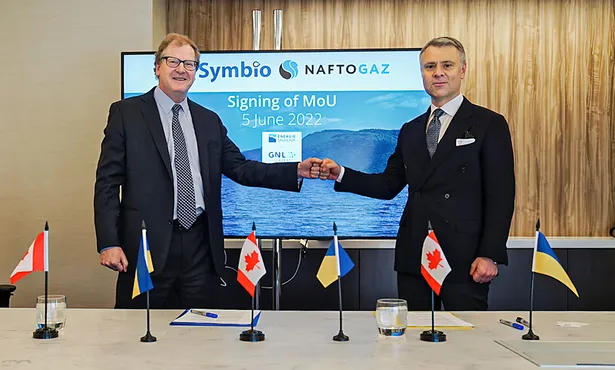 Нафтогаз і Symbio Infrastructure підписали мемрандум про поставки в Україну  СПГ та зеленого рідкого водню