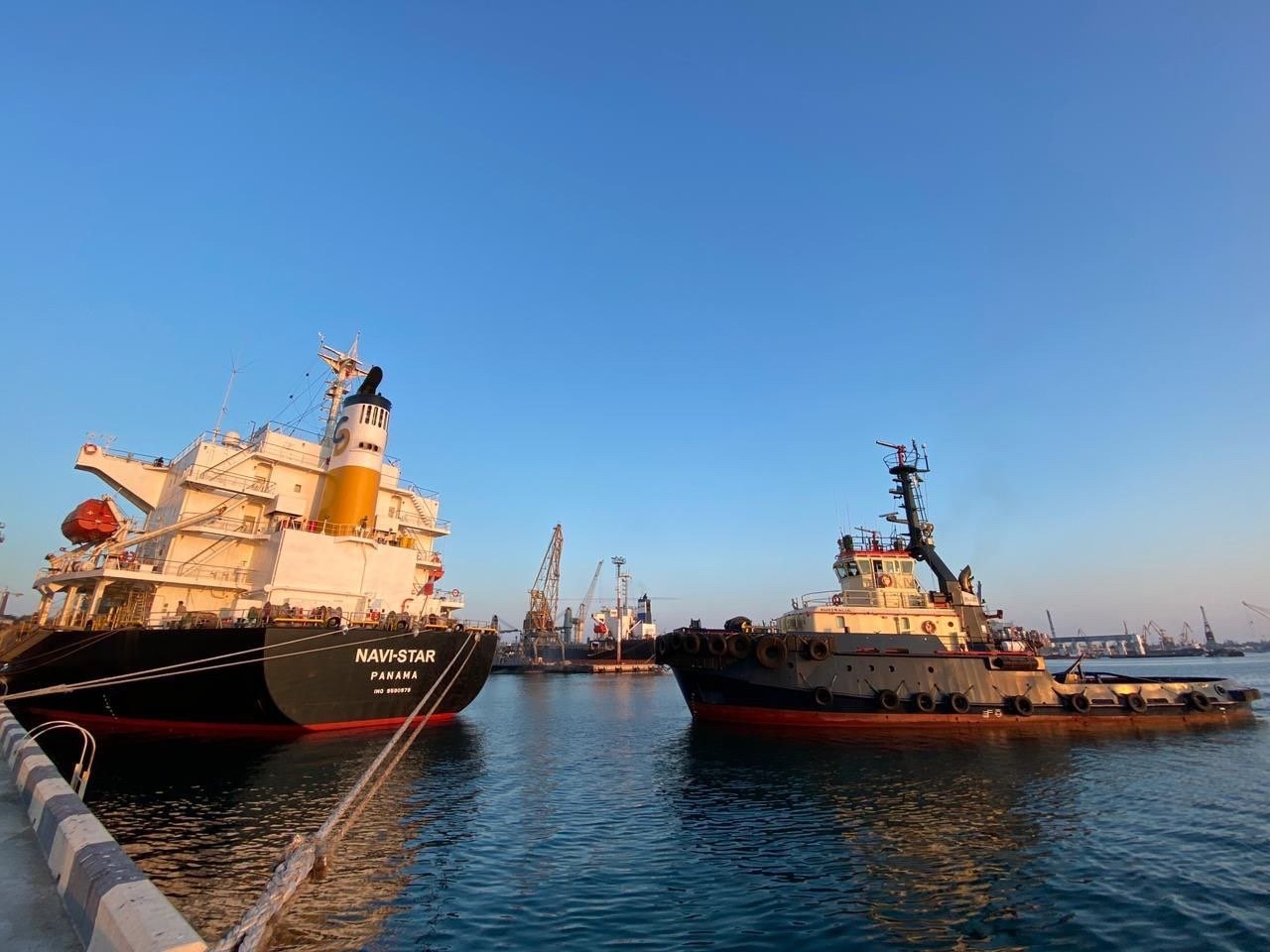 З портів Одещини вирушив перший караван суден з українським зерном