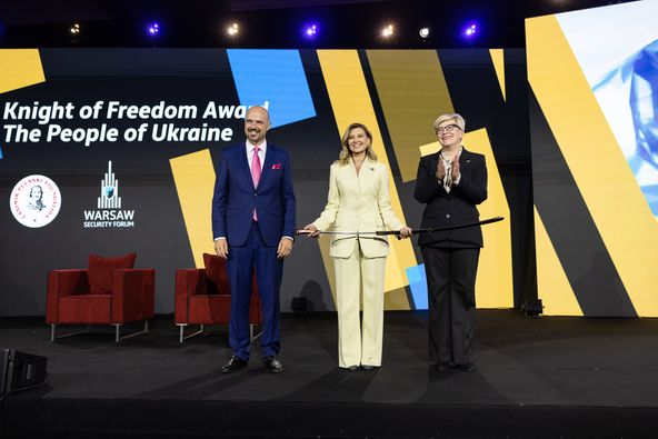Польща відзначила народ України Премією лицаря своболи