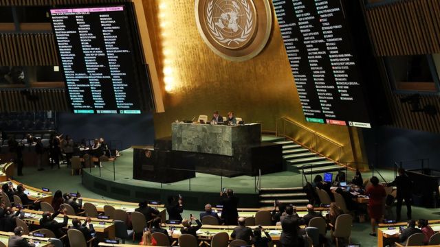 Генасамблея ООН розгляне проєкт резолюції щодо репарацій Україні за російську агресію