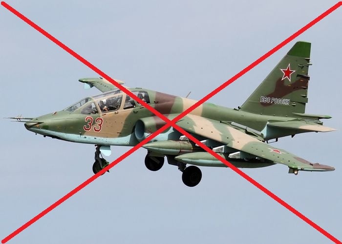 Прикордонники над Бахмутом збили російський штурмовик Су-25