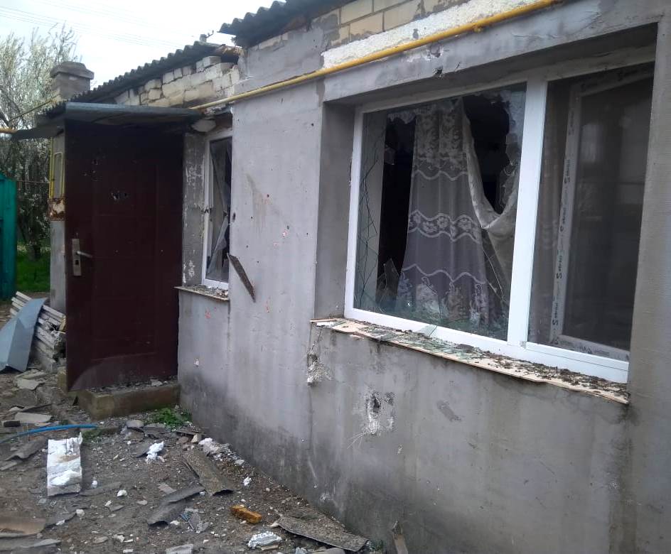 росіяни атакували безпілотниками Берислав на Херсонщині, є поранені