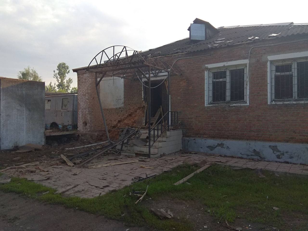 Росіяни атакували дронами об’єкти інфраструктури Богодухівського району на Харківщині, є поранений