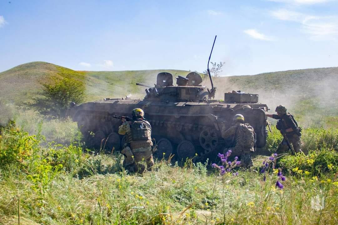 Сили оборони України продовжують наступальну операцію на Мелітопольському,  Бердянському та Лиманському напрямках