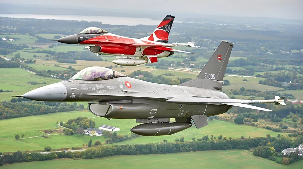 Данія розпочала навчання українських пілотів на F-16