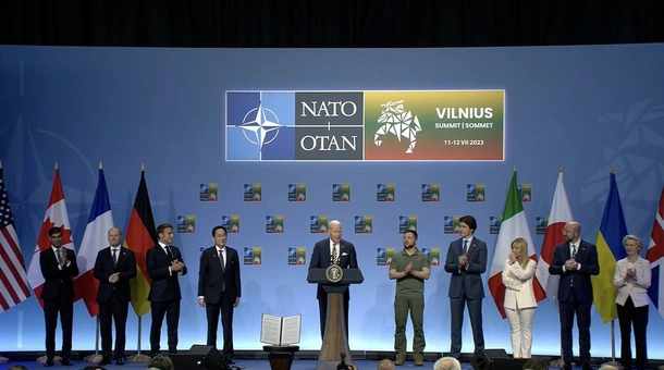 Країни G7 ухвалили на саміті НАТО заяву про гарантії безпеки для України -  Freedom