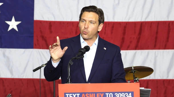 Florida Governor DeSantis Engages in Heated Exchange with Reporter Over Question on Trump's 2020 Election Loss