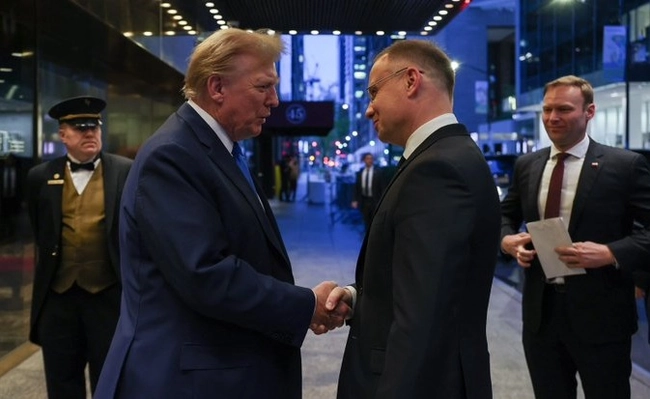 Президент Дуда приватно зустрівся з Трампом у Нью-Йорку